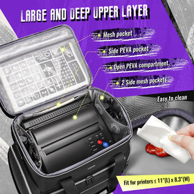 YOREPEK removable pouches with clear lids for quick ink organization