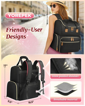 YOREPEK in salon use with bottles and tools accessible for work