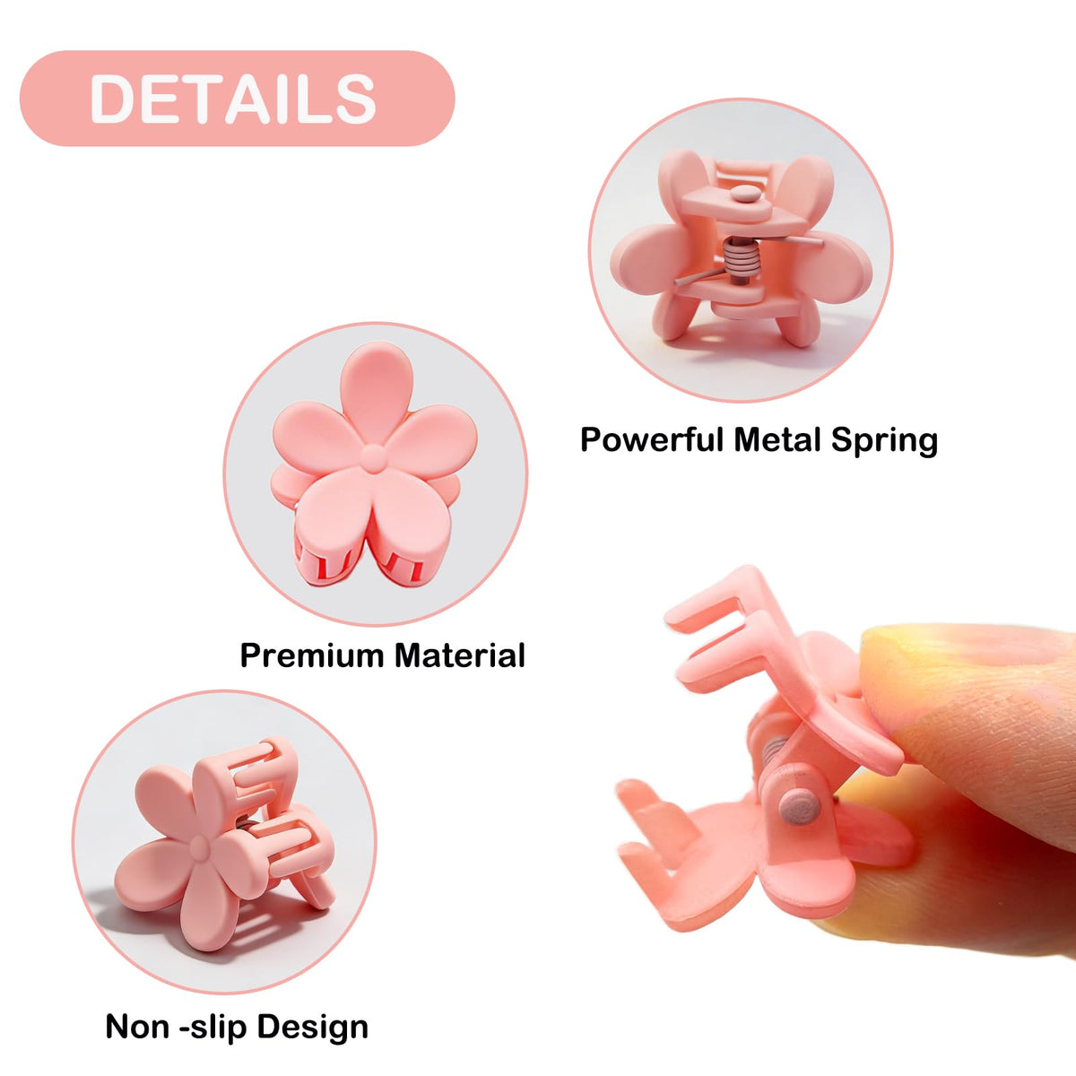 YosaiHom close-up of 3D flower detail highlighting smooth coating and color