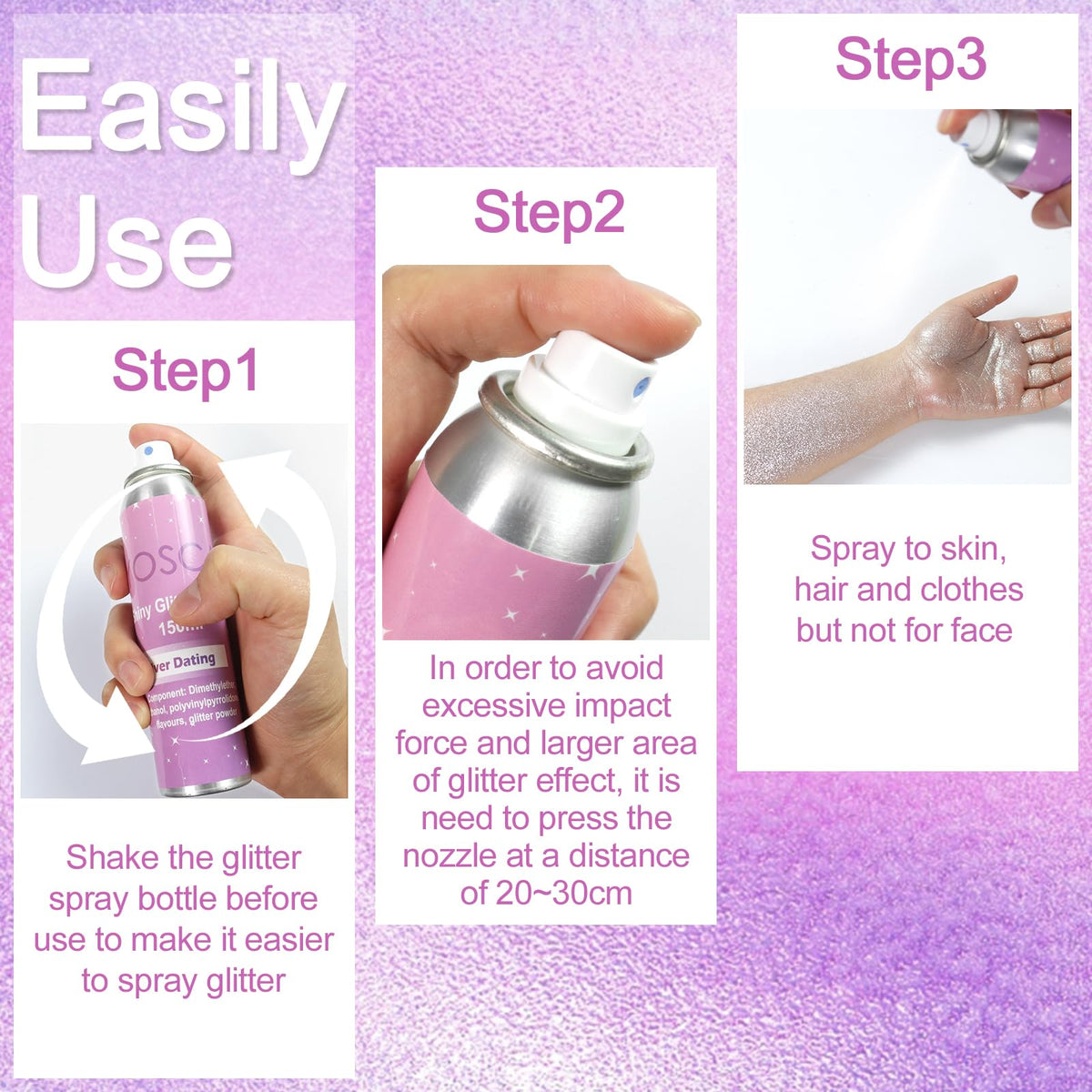 Yosca bottle label and ingredients view showing product info and safety guidance