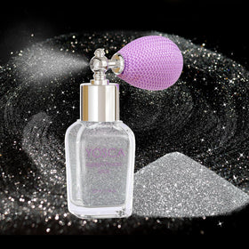 Yosca front packaging showing silver spray bottle and label, enhances vanity display