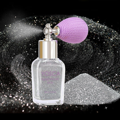 Yosca front packaging showing silver spray bottle and label, enhances vanity display