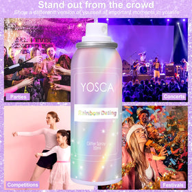 Yosca 80ml bottle in hand showing compact travel-friendly size
