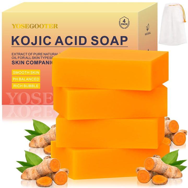 YOSEGOOTER front packaging showing bar and benefits for clearer skin
