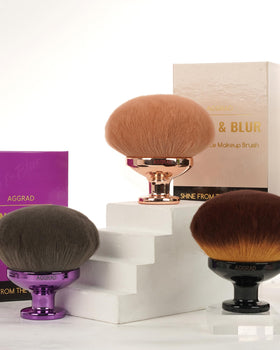 YOSHUYUKI brush being cleaned to maintain bristle performance and longevity