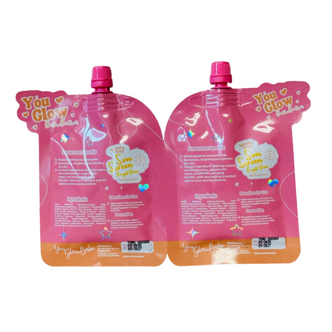 You Glow Babe lifestyle application demonstrating quick-absorbing protection