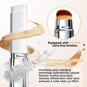 YOUGAANY dual-ended stick with detachable brush for easy blending