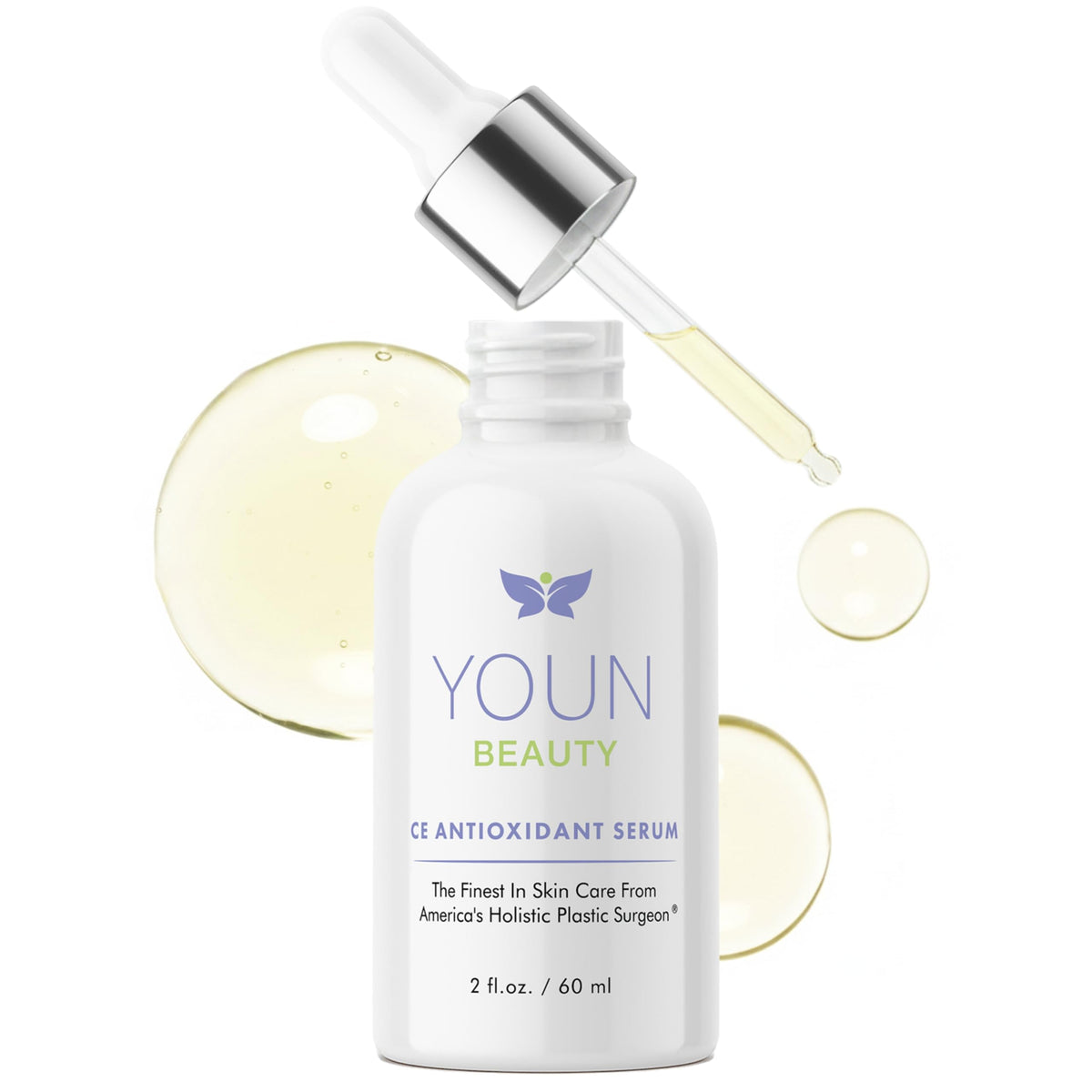YOUN Beauty front opaque bottle showing protective packaging and potency