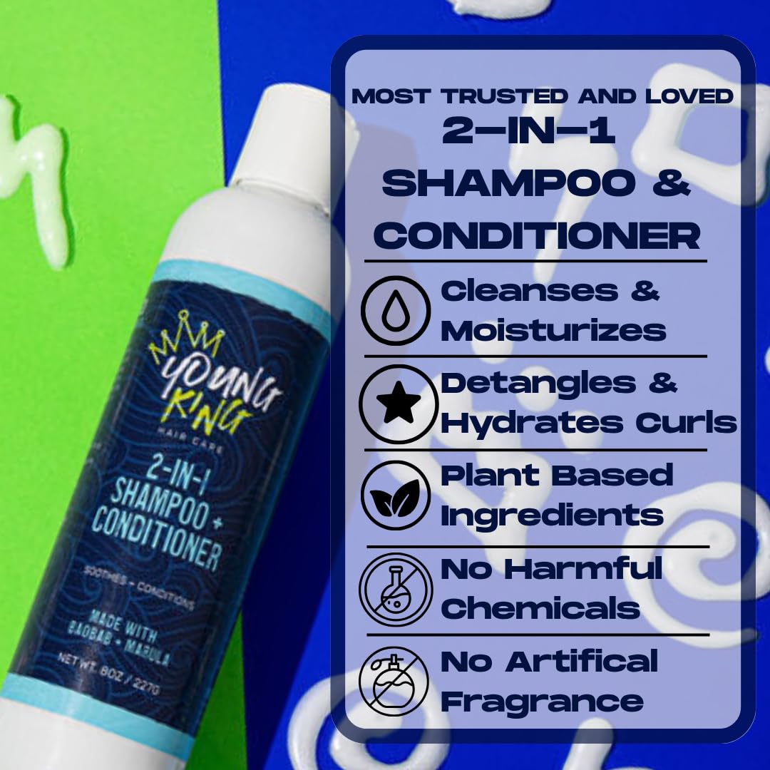 YOUNG KING close-up of lightweight oil blend texture showing moisturizing action