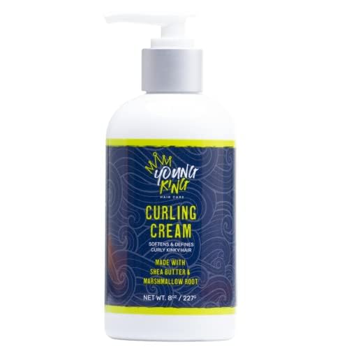 YOUNG KING HAIR CARE front jar view showing label and clean design benefits