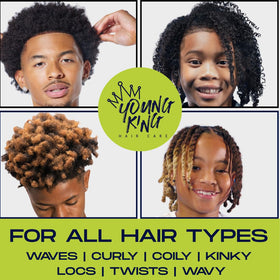 YOUNG KING HAIR CARE jar on bathroom shelf conveying everyday grooming confidence benefit