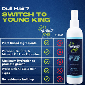 YOUNG KING ingredient label with baobab and marula listed to show plant-based benefits