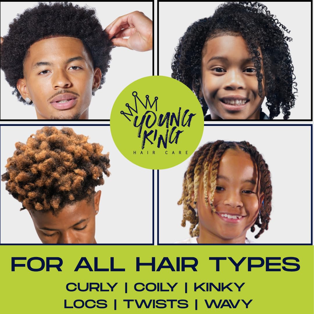 YOUNG KING HAIR CARE in a morning routine setting promoting confident grooming