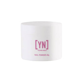 Young Nails Flamingo front jar showing product label and 45g benefit