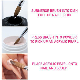 Young Nails label detail highlighting MMA-free formula and ingredient clarity