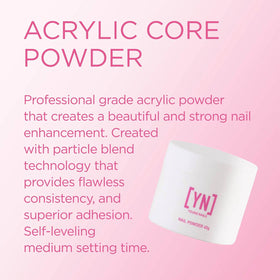 Young Nails close-up of powder texture for consistent bead formation and control