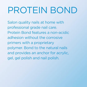 Young Nails Protein Bond being applied to natural nail for stronger adhesion