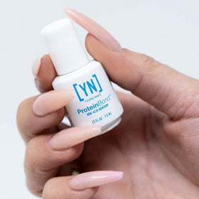 Young Nails protein bond close-up texture highlighting formula clarity and control