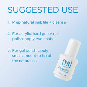 Young Nails close-up of liquid texture on nail, showing smooth polymer film that boosts adhesion