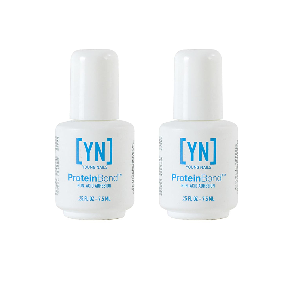 Young Nails protein bond front label showing product and brand benefits