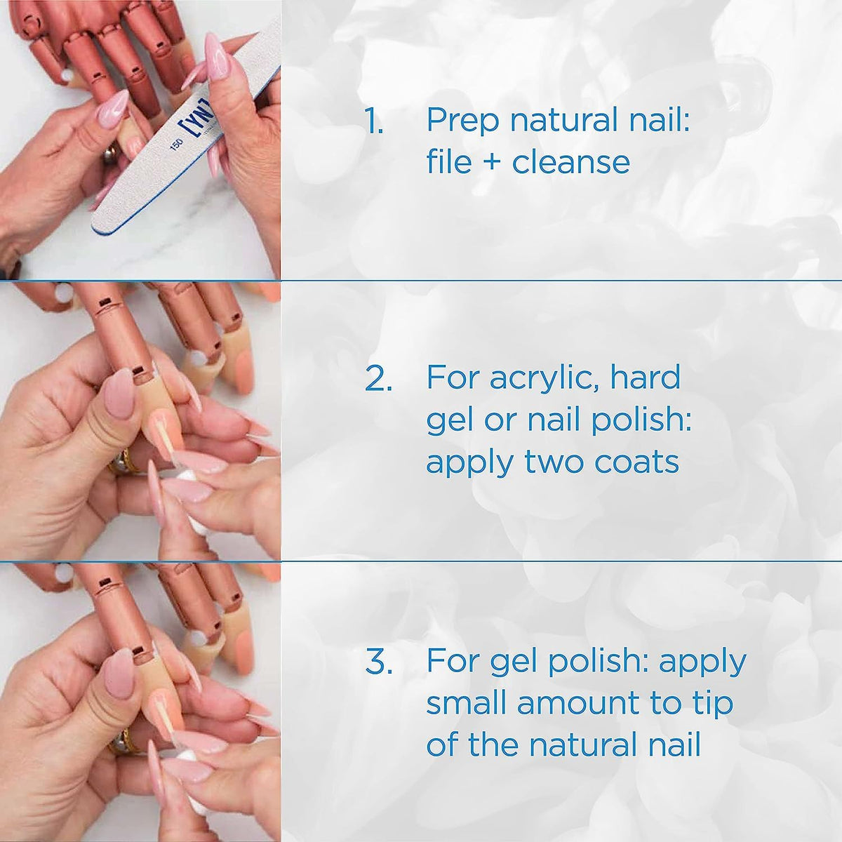 Young Nails protein bond on salon counter in lifestyle scene promoting professional results