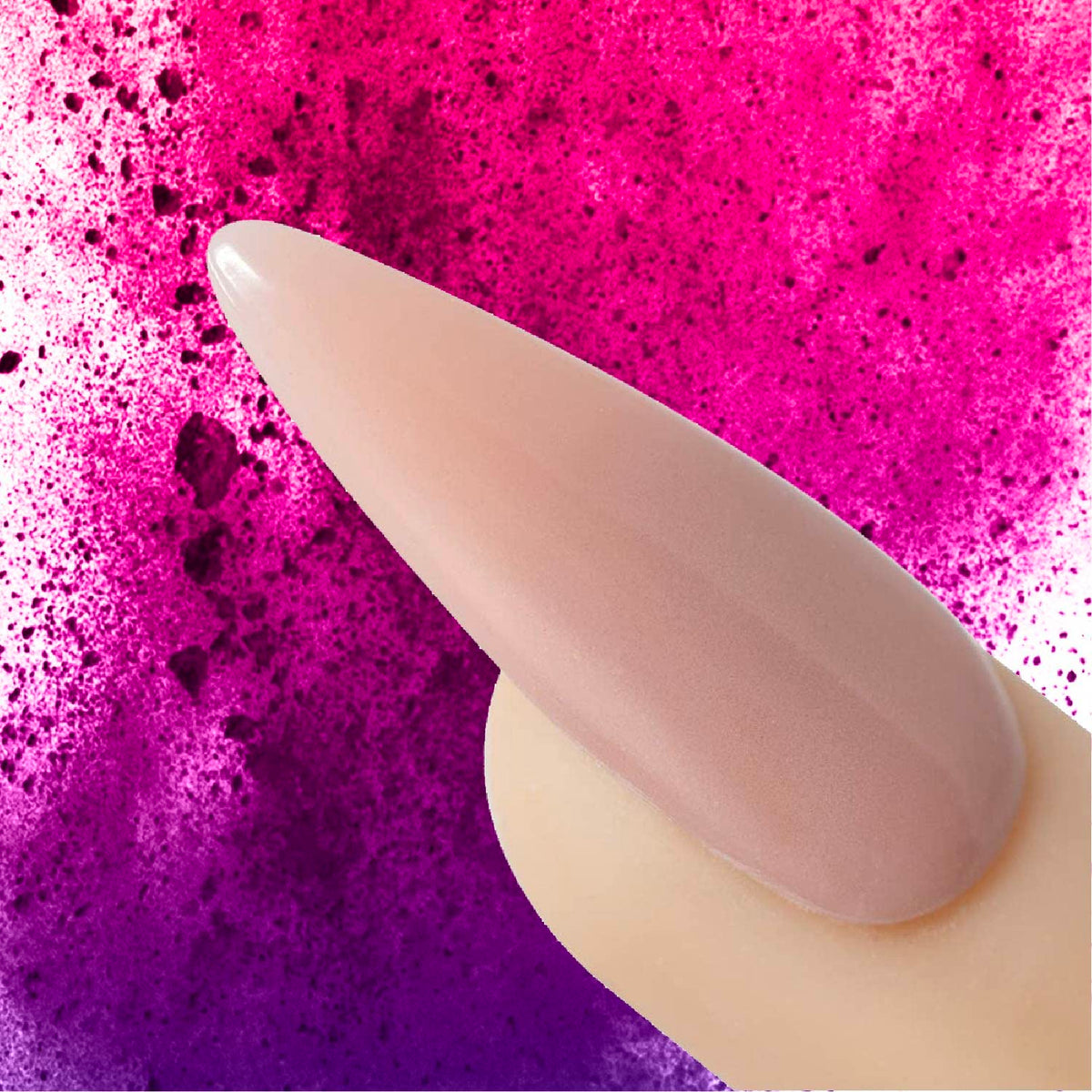 Young Nails nail extensions after application showcasing natural rosebud finish benefit