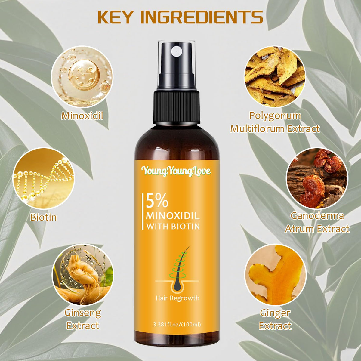 YOUNGYOUNGLOVE serum droplet texture demonstrating lightweight absorption benefit