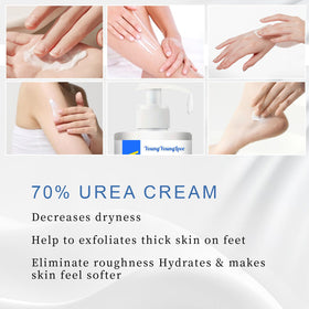 YOUNGYOUNGLOVE cream texture close-up highlighting non-greasy finish
