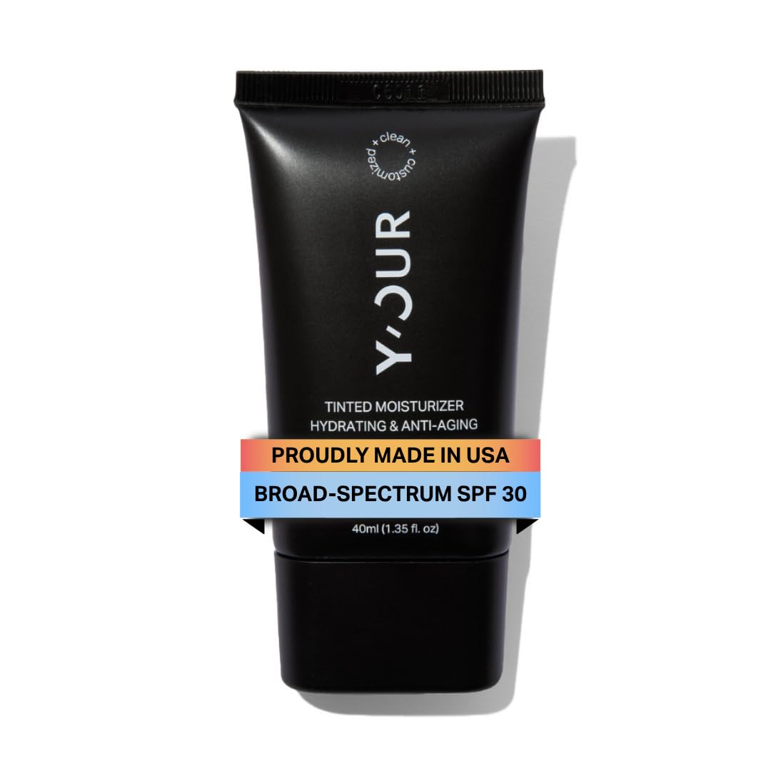Y'OUR front packaging showing tube and label, clear SPF benefit