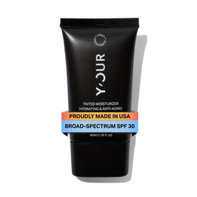 Y'OUR front packaging showing tube and SPF 30 for daily protection