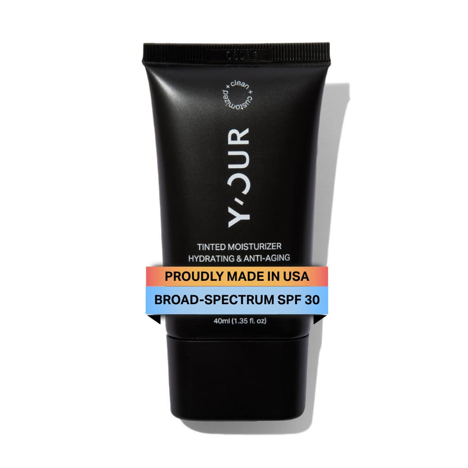 Y'OUR front packaging showing tube and SPF 30 for daily protection