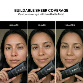 Y'OUR tube in hand to show size and convenient travel-friendly volume