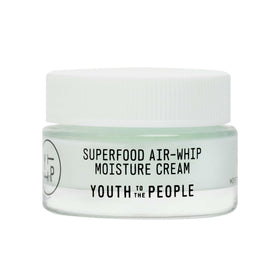 Youth To The People front jar showing compact travel-friendly moisturizer