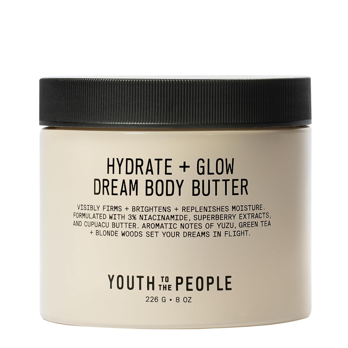 Youth To The People jar front view showing packaging and product benefit hydration