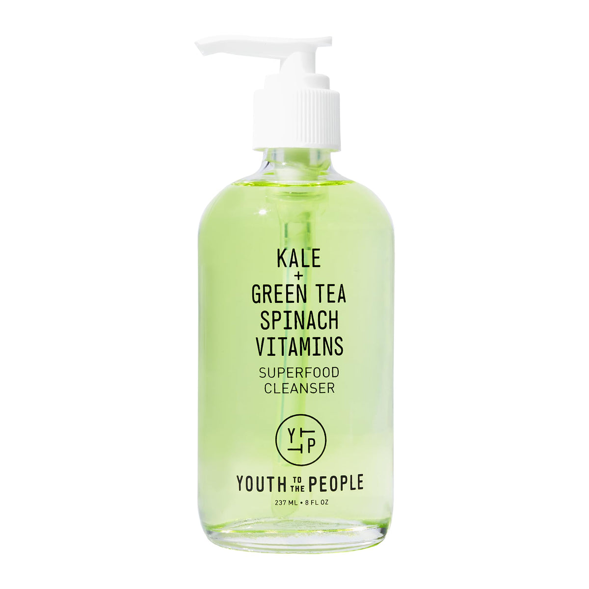 Youth To The People front bottle showing clean refillable design and easy use