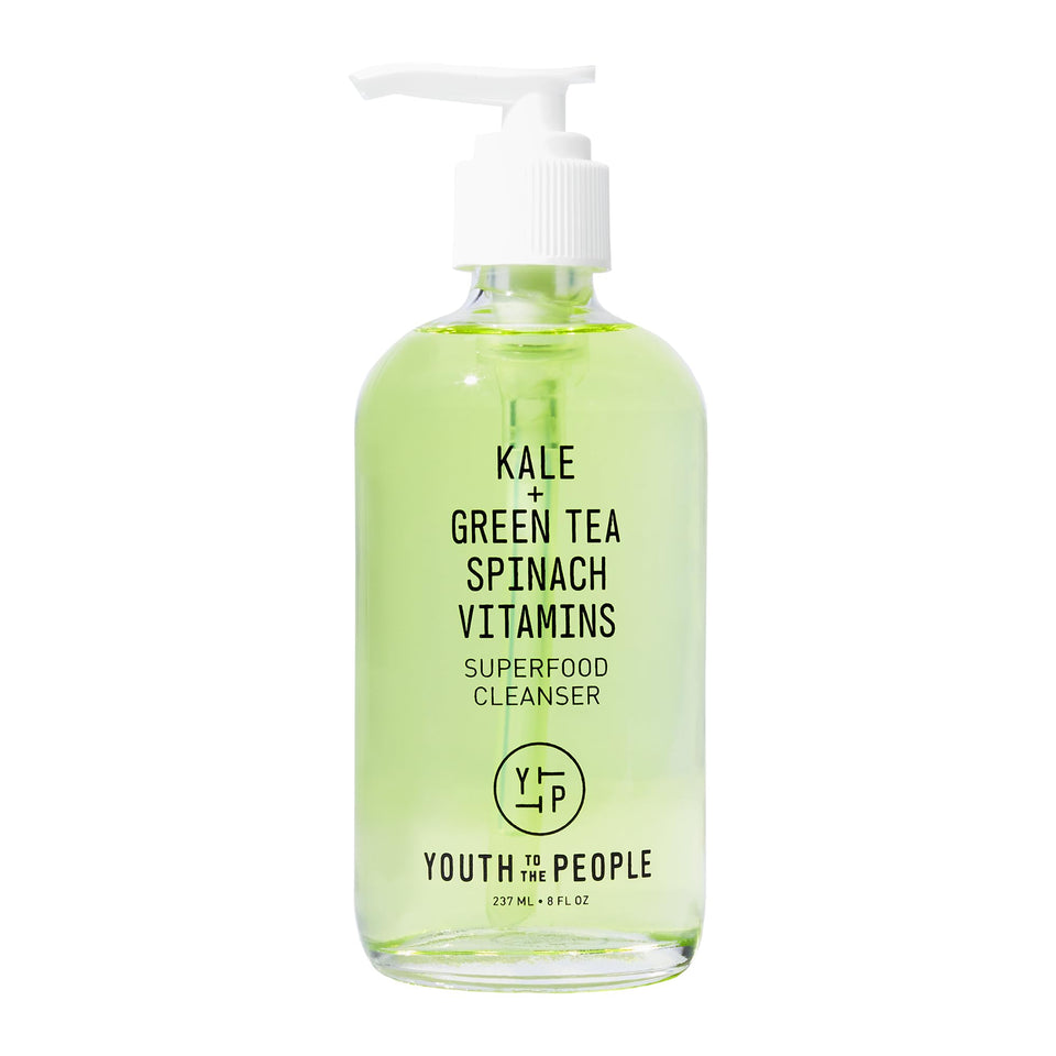 Youth To The People front bottle showing clean refillable design and easy use
