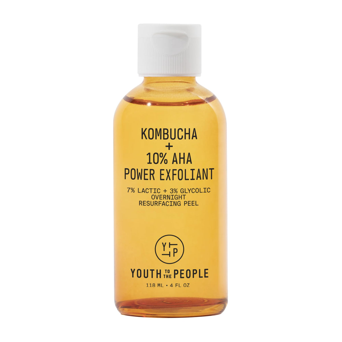 Youth To The People front bottle shot showing product and clear labeling benefit