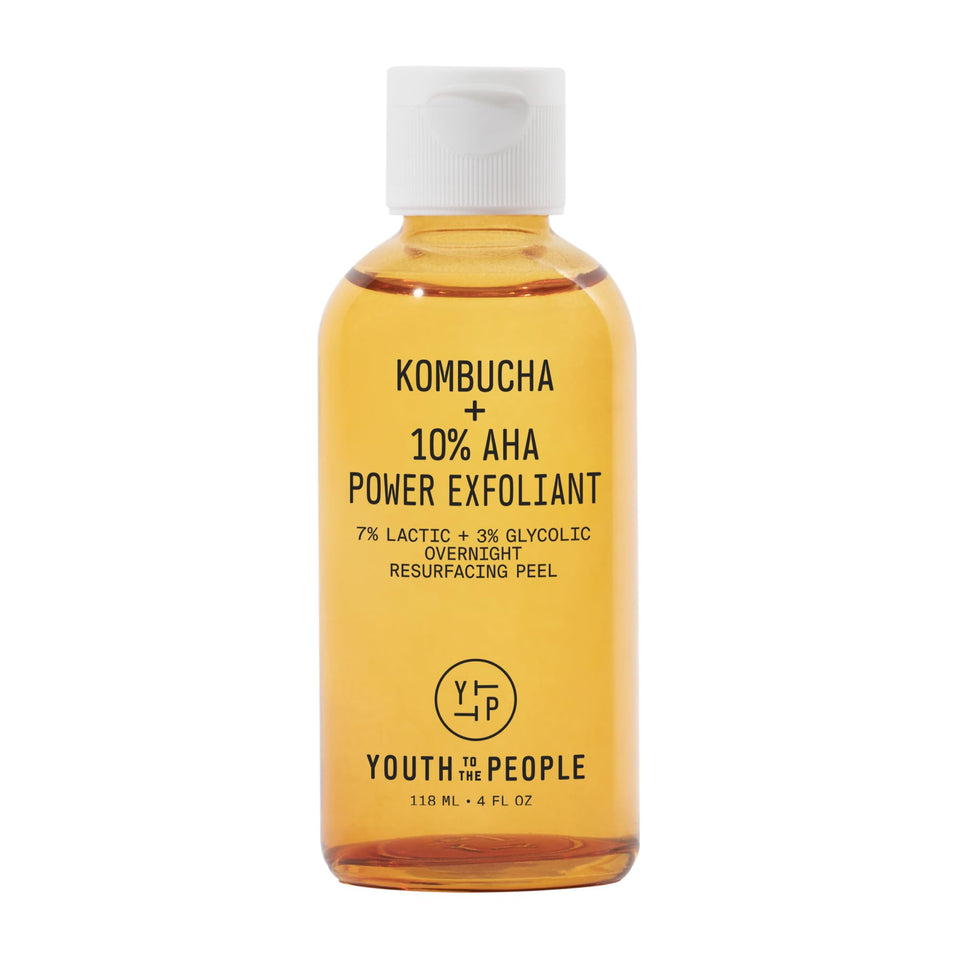Youth To The People front bottle shot showing product and clear labeling benefit