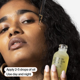 Youth To The People oil applied on skin demonstrating fast absorption benefit