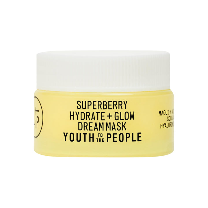 Youth To The People front packaging showing travel jar and brand for easy recognition