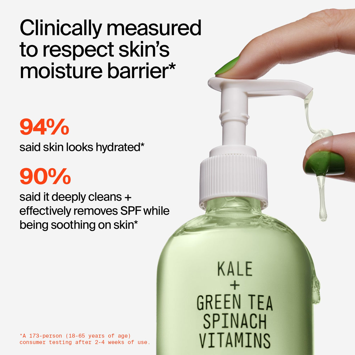 Youth To The People cleanser foam closeup demonstrating deep-clean feel