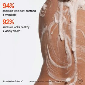 Youth To The People clear gel texture close-up, shows nourishing smooth consistency