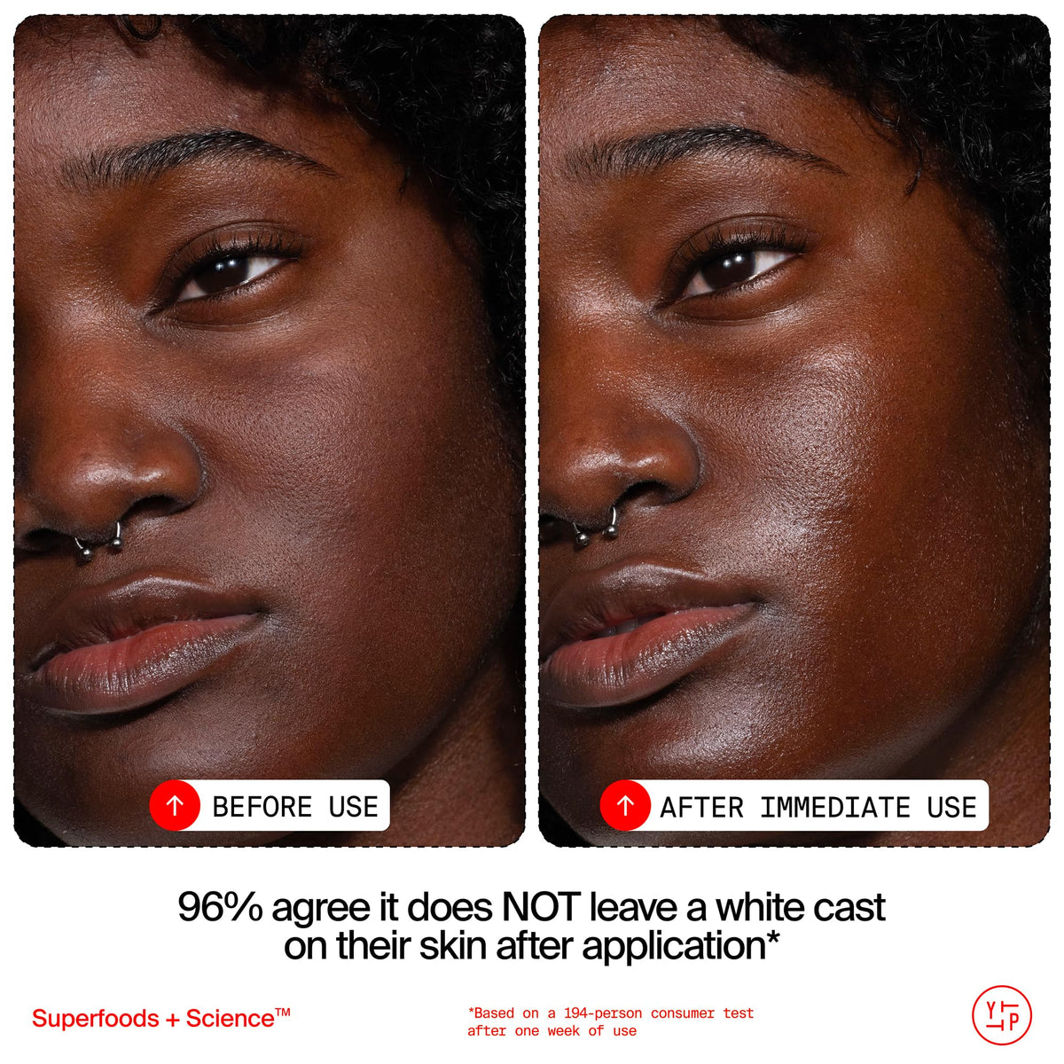 Youth To The People texture swirl highlighting lightweight dewy consistency