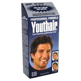 Youthair front packaging showing six boxed tubes and product benefits
