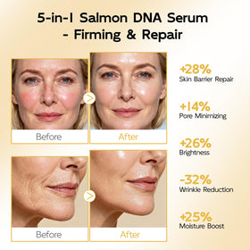 YouthVibe application on face and neck showing layering and absorption benefit