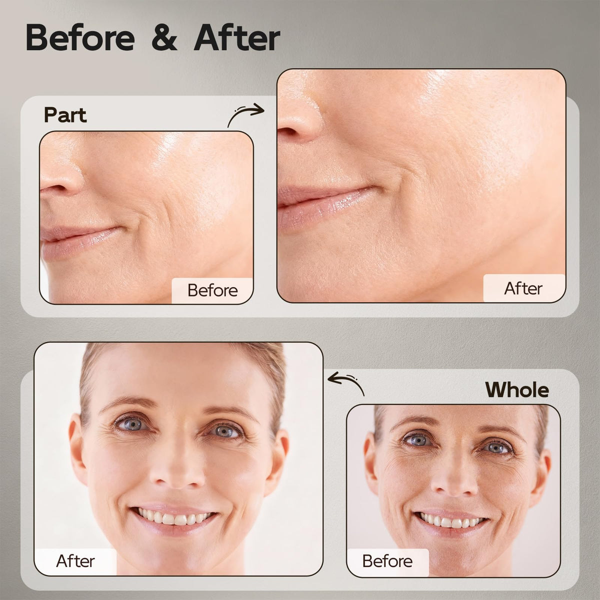 YouthVibe applying serum on face at night, showing smooth layering benefit