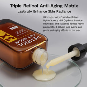 YouthVibe dropper dispensing serum, demonstrating lightweight fast absorption benefit