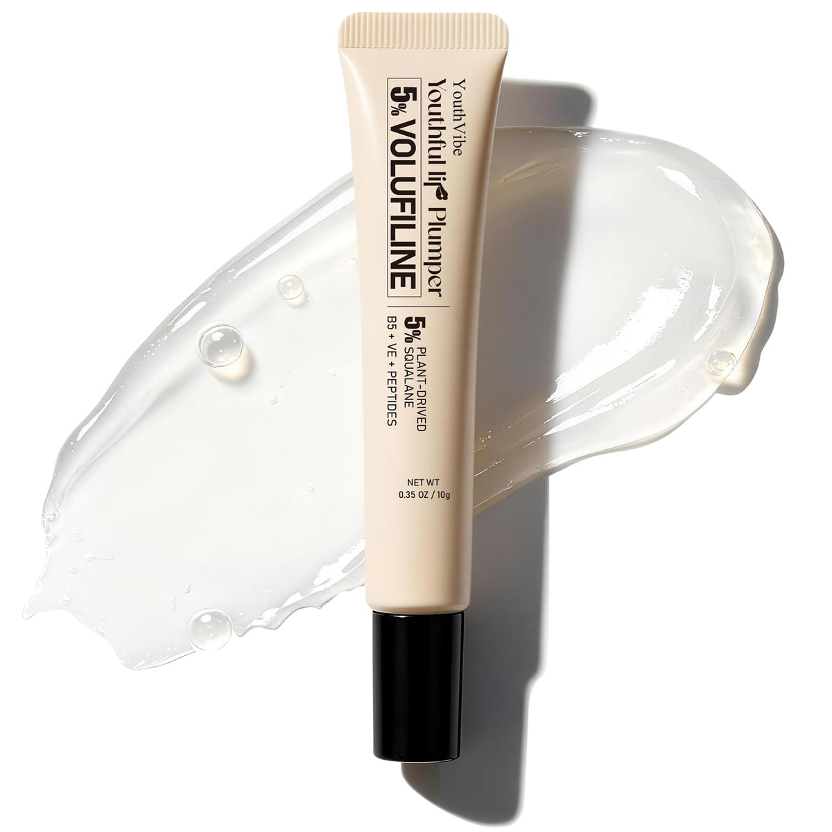 YouthVibe front packaging showing clear gloss and sleek tube for easy application and travel