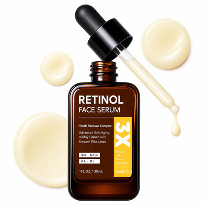 YouthVibe front packaging showing bottle and branding, clear anti-aging benefit