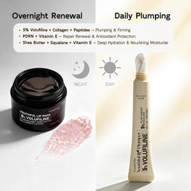 YouthVibe nighttime layer on bedside indicating moisturizing repair during sleep